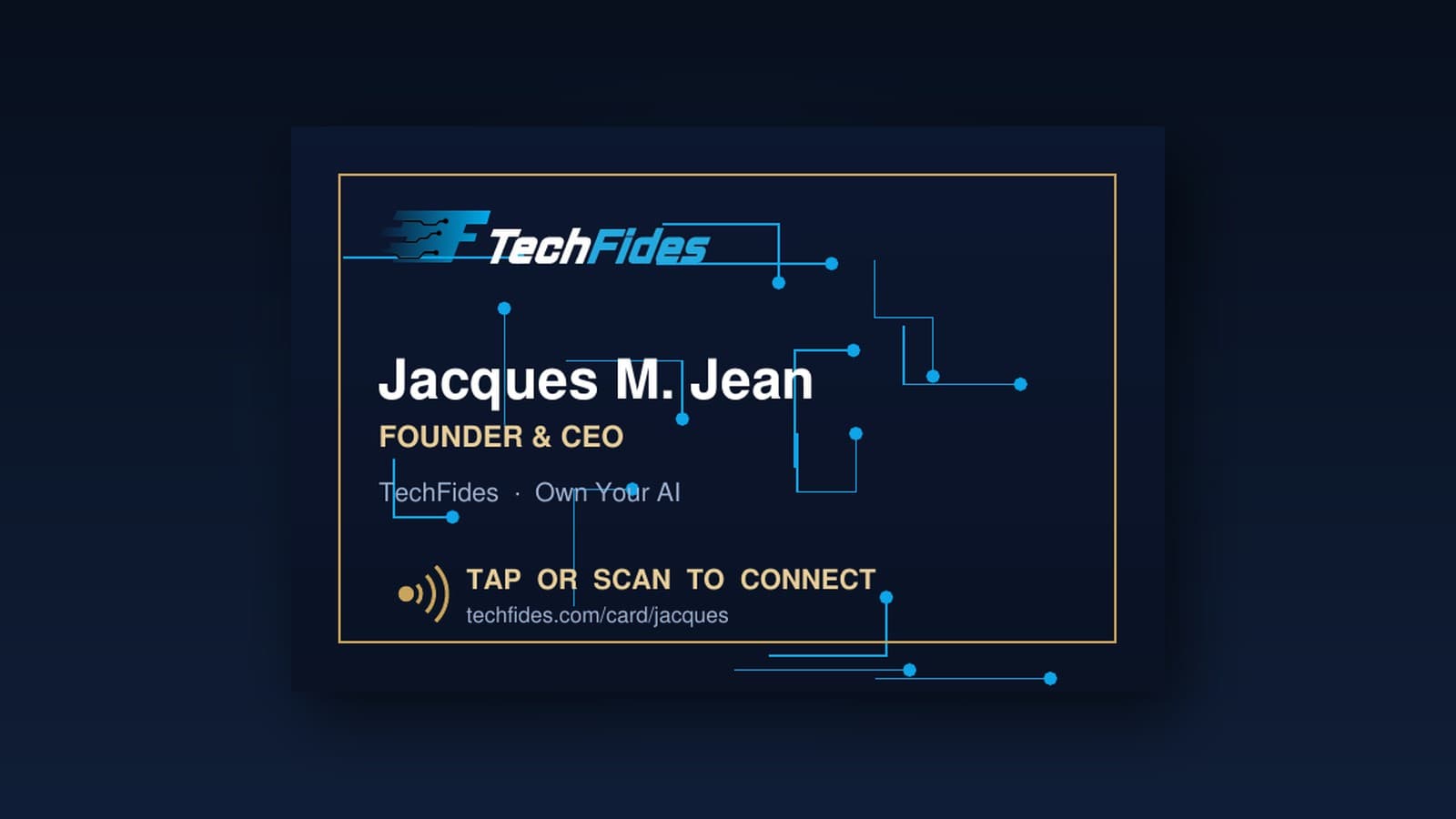 Your Business Card Is the Last Analog Thing You Own. Make It Intelligent.