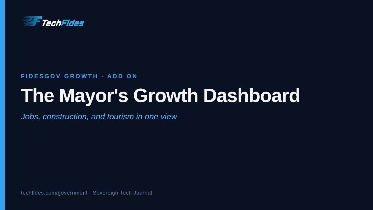 The Mayor's Growth Dashboard: Jobs, Construction, and Tourism in One View